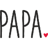 Papa ❤️ – Liebevolles Textdesign