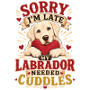 Yellow Labrador Cuddles Shirt