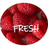 Framboise fraîche en cercle