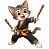 Héros du Karaté Chat