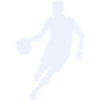 Dynamische Basketball-Silhouette