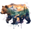 Hiking - Outdoor Adventure - Landscape Bear