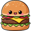 Kawaii Food fast food cheeseburger gift
