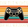 Retrokontroller Zocken Spruch