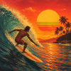 Sunset Surf Odyssee