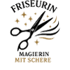 Friseurin Magierin mit Schere