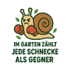 Schneckenboxer im Garten