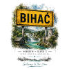 Bihac Sign: Una Waterfall