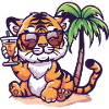 Tiger Sommer Palme