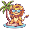 Palmier d’été Lion