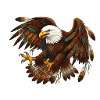 Adler mit Tribals