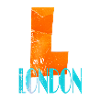 L wie London im Retro-Style