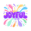 Explosion Joyeuse Couleurs violet