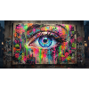 Neon Eye Street Graffiti Eye