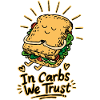 In Carbs We Trust Sandwich Doodle