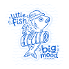 Little Fish Big Mood Doodle
