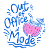 Coconut Doodle im Abwesenheitsmodus