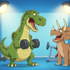 GIDAGI Fitness Cartoons Collection