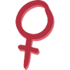 Symbole Vénus Rose Graphique