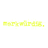 étrange. Jaune néon