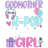 Marraine de la fille d’anniversaire K-Pop