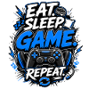 Manger dormir jeu Répéter
