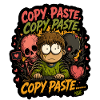 Copy Paste Chaos Kid Zombie Meme