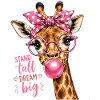 Stand Tall Dream Big Giraffe Shirt