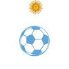 Argentinische Fußball Mannschaft Sonne Ball