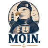 Moin Möwe Kaffee Shirt