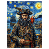 Blackbeard on a Starry Night