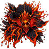 Feuerblume Lava Explosion