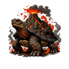 Vulkan Schildkröte