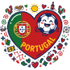 Portugal Herz Fußball Flair