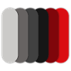 Gradient Palette Grey Red