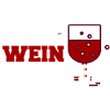 Frohe Weinachten Weinglas Design