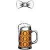 Maßanzug Volksfest Bier Lustig