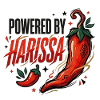 Powered by Harissa T-Shirt | Tunisia