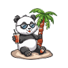 Palmier d’été panda