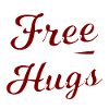 Free Hugs Lettering Design