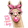 Stand Tall Lama Dream Big Shirt