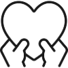 Two Hands Hold Heart