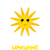 Ray of Sunshine Bold Sun Illustration