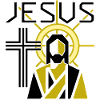 Jesus icon with halo