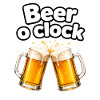 Bier-Uhr: Toastmuffins