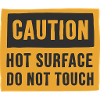 Caution Hot Surface Do Not Touch