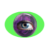 Eye in Violet Ball Gloss