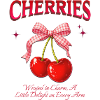 Cherries Bow Charm Design
