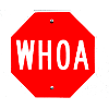 Whoa-Stoppschilder-Design