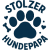 Stolzer Hundepapa Pfoten Logo